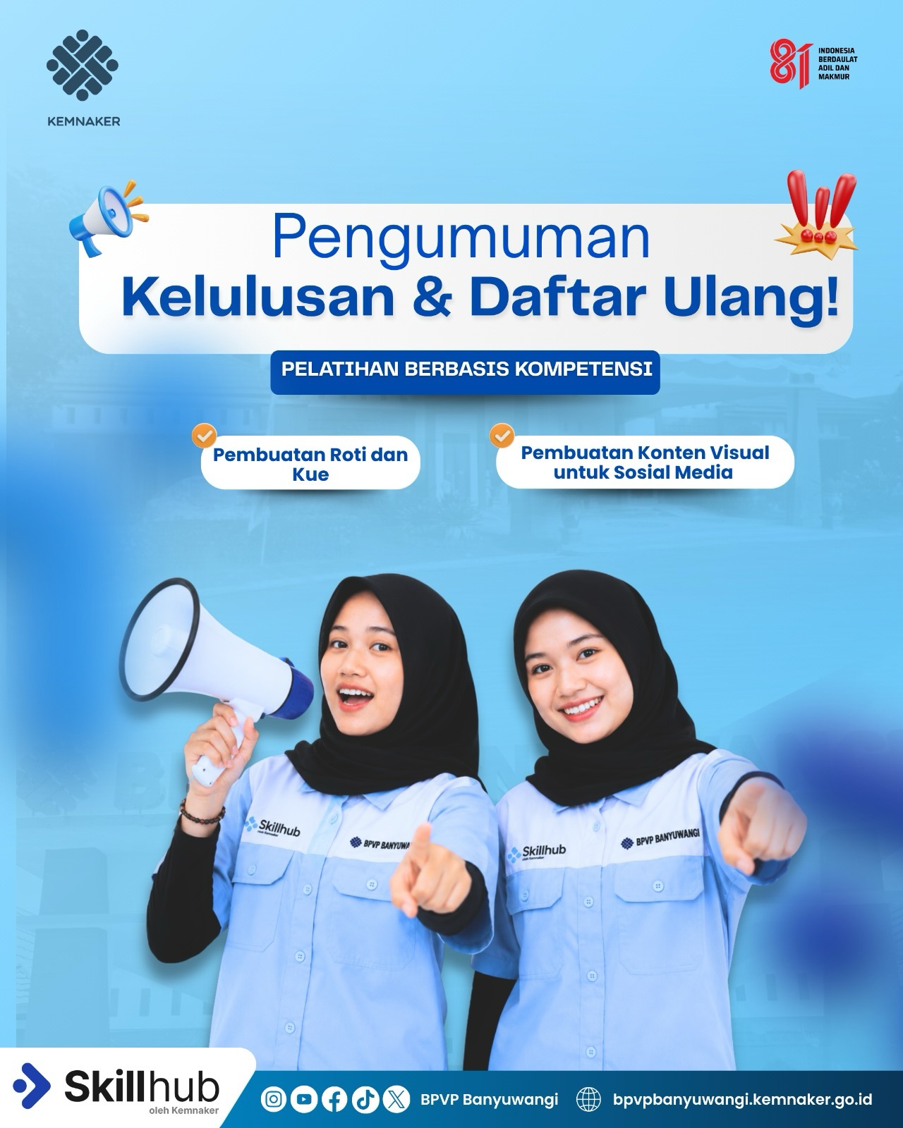 Pengumuman Kelulusan & Daftar Ulang!